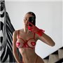 Червона еротична білизна з відкритим доступом 113141111 Ghazel фото - Luxbikini