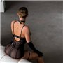 Чорний спокусивий комлект білизни із шнурівкою 154361111 Ghazel фото - Luxbikini