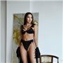 Розкішний комплект: халатик з пір’ям та еротична білизна 820611111 Ghazel фото - Luxbikini