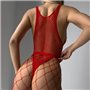 Жіночий боді бодістокінг сітка червоний 105111111 Ghazel фото - Luxbikini