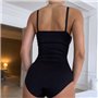 Чорний утягуючий боді із знімними чашками 146741111 Ghazel фото - Luxbikini