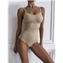 Бежевий утягуючий боді із знімними чашками 146791111 Ghazel фото - Luxbikini