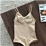 Бежевий коригуючий боді 147431111 Ghazel фото - Luxbikini