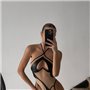 Еротичний боді з шкіряними вставками 115851111 Ghazel фото - Luxbikini