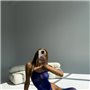 Синій спокусливий боді з панчохами 101501111 Ghazel фото - Luxbikini