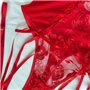 Червоний боді з вишивкою та гартерами 140441111 Ghazel фото - Luxbikini