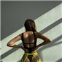 Чорний спокусливий боді з поясом та гартерами 831111111 Ghazel фото - Luxbikini