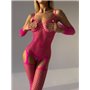Жіночий бодістокінг сітка рожевий 306111111 Ghazel фото - Luxbikini
