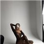 Чорний спокусливий мереживний бодістокінг 119091111 Ghazel фото - Luxbikini