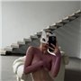 Яскравий кольоровий еротичний бодістокінг в сітку 153601111 Ghazel фото - Luxbikini