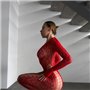 Бодістокінг червоний 154181111 Ghazel фото - Luxbikini