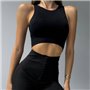 Корегуючі чорні фітнес велосипедки на застібці 910011111 Ghazel фото - Luxbikini