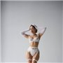 Білий мереживний комплект білизни 155861111 Ghazel фото - Luxbikini