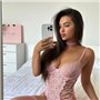 Жіноча білизна рожева стрічка 141931111 Ghazel фото - Luxbikini