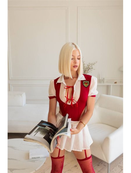 Еротичний червоний костюм “студентка 140481111 Ghazel фото - Luxbikini