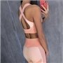 Найзручніший фітнес костюм: лосини+топ+рашгард 842411111 Ghazel фото - Luxbikini