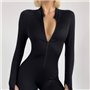Ефектний фітнес комбінезон чорного кольору 842711111 Ghazel фото - Luxbikini