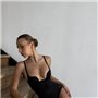 Чорний утягуючий та корегуючий боді з пуш ап 111891111 Ghazel фото - Luxbikini