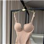 Бежевий утягуючий та корегуючий боді з пуш ап 111941111 Ghazel фото - Luxbikini