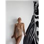 Бежевий боді з ефектом утяжки корегуючи білизна 112131111 Ghazel фото - Luxbikini
