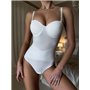 Білий боді з ефектом утяжки корегуюча білизна 150251111 Ghazel фото - Luxbikini