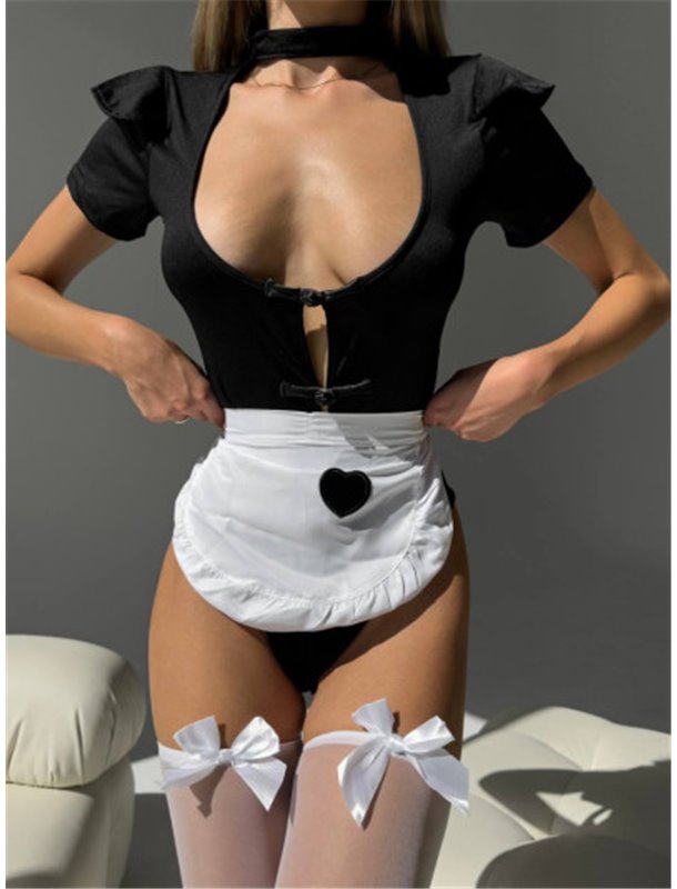Спокусливий костюм офіціантки для рольових ігор 105801111 Ghazel фото - Luxbikini