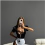 Спокусливий костюм офіціантки для рольових ігор 105801111 Ghazel фото - Luxbikini
