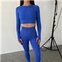 Ефектний безшовний фітнес костюм: лосини + рашгард 843511111 Ghazel фото - Luxbikini
