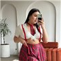 Еротичний костюм школярки з підтяжками PLUS SIZE костюм для рольових ігор 152721111 Ghazel фото - Luxbikini