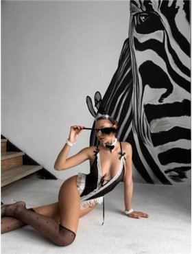 Елегантний боді з мереживними деталями та аксесуарами 115771111 Ghazel фото - Luxbikini