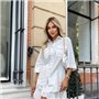 Неймовірний костюм з льону в білому кольорі 985211111 Ghazel фото - Luxbikini