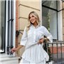 Неймовірний костюм з льону в білому кольорі 985211111 Ghazel фото - Luxbikini