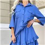 Неймовірний костюм з льону в синьому кольорі 985511111 Ghazel фото - Luxbikini