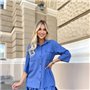 Неймовірний костюм з льону в синьому кольорі 985511111 Ghazel фото - Luxbikini