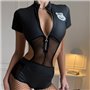 Сексуальний чорний костюм Police з елементами БДСМ 147091111 Ghazel фото - Luxbikini