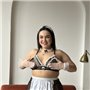 Еротичний костюм покоївки PLUS SIZE костюм для рольових ігор 152771111 Ghazel фото - Luxbikini