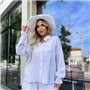 Красивий та зручний мусліновий костюм трійка в квітковий принт 991911111 Ghazel фото - Luxbikini