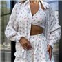 Красивий та зручний мусліновий костюм трійка 992511111 Ghazel фото - Luxbikini