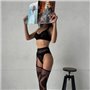 ! Еротичний комплект бодістокінг : топ + панчохи з поясом 282111111 Ghazel фото - Luxbikini