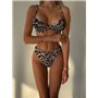 Жіночий купальник роздільний леопардовий 140391111 Ghazel фото - Luxbikini