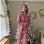 Фланелева зручна піжамка на ґудзиках в червону клітинку 837911111 Ghazel фото - Luxbikini