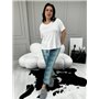 Жіноча піжама костюм для дому з футболкою та штанами PLUS SIZE 763011111 Ghazel фото - Luxbikini