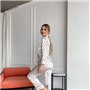 Костюм-піжама четвірка з ніжного шовку 127861111 Ghazel фото - Luxbikini