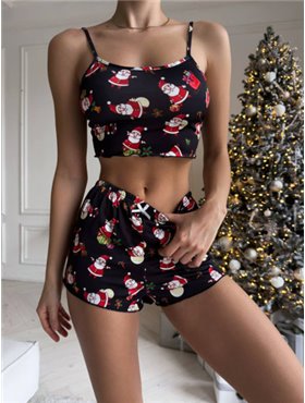 Піжама із Сантаклаусом 148581111 Ghazel фото - Luxbikini