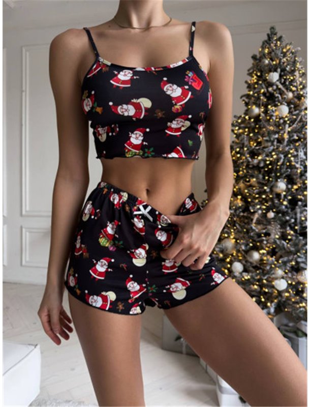 Піжама із Сантаклаусом 148581111 Ghazel фото - Luxbikini