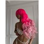 Перука омбре рожеве довге хвилясте волосся 118571111 Ghazel фото - Luxbikini