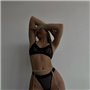 Пояс з гартерами золотий з камінчиками 478911111 Ghazel фото - Luxbikini