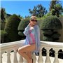 Розкішна пляжна сорочка в блакитному кольорі 192011111 Ghazel фото - Luxbikini