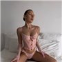 Довгі фатинові рожеві рукавички 122481111 Ghazel фото - Luxbikini