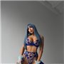 Прозора білизна синього кольору 153621111 Ghazel фото - Luxbikini